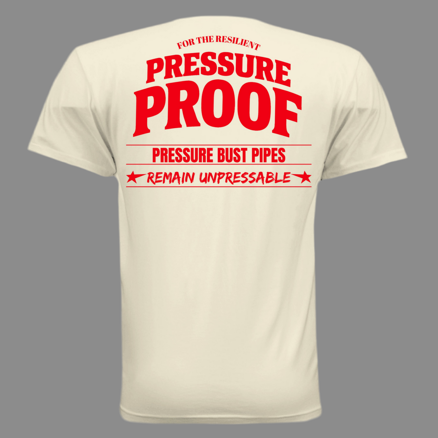 “UNPRESSABLE” Tee (Red Words)